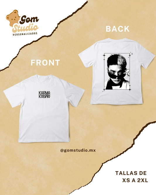 PLAYERA - HYUNJIN B&W KARMA