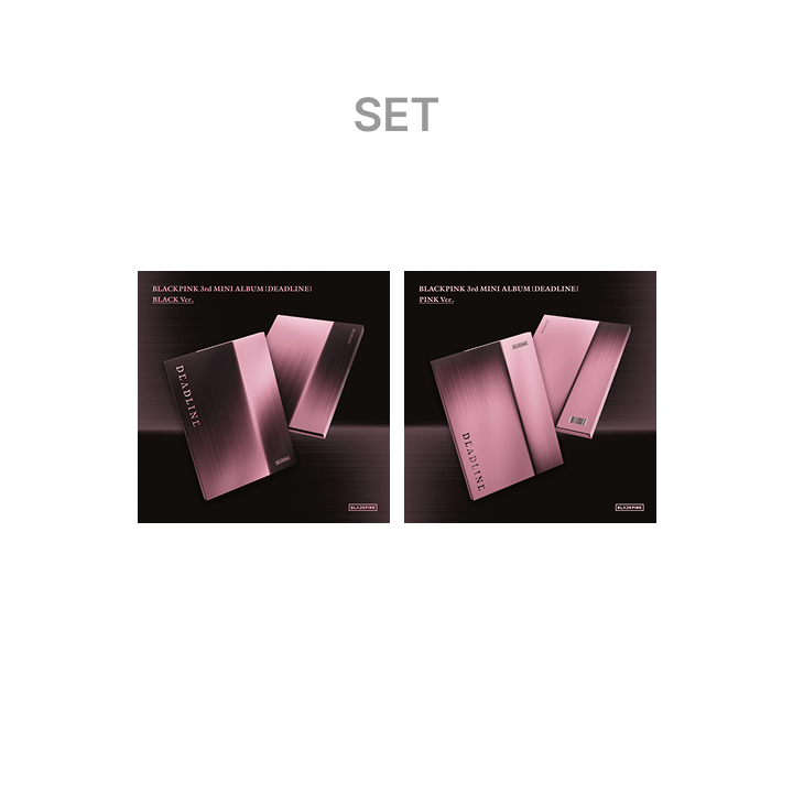 BLACKPINK - DEADLINE STANDARD SET (BLACK + PINK) [PREVENTA]